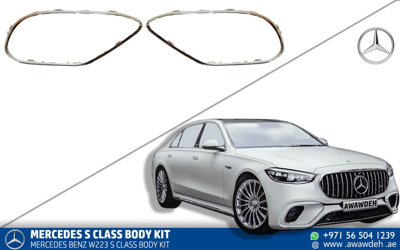 W223 chrome front side for s class